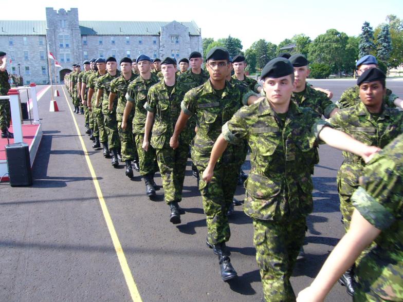 Cadets Marching