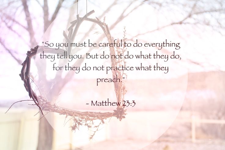 Matthew 23:3