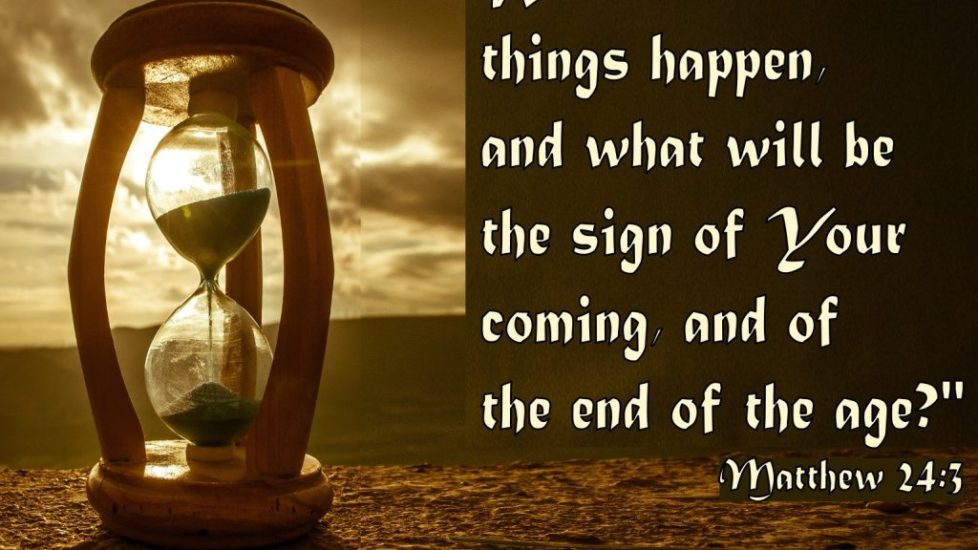Matthew 24-3 When will These Things Happen brown
